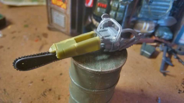 自制电锯素体