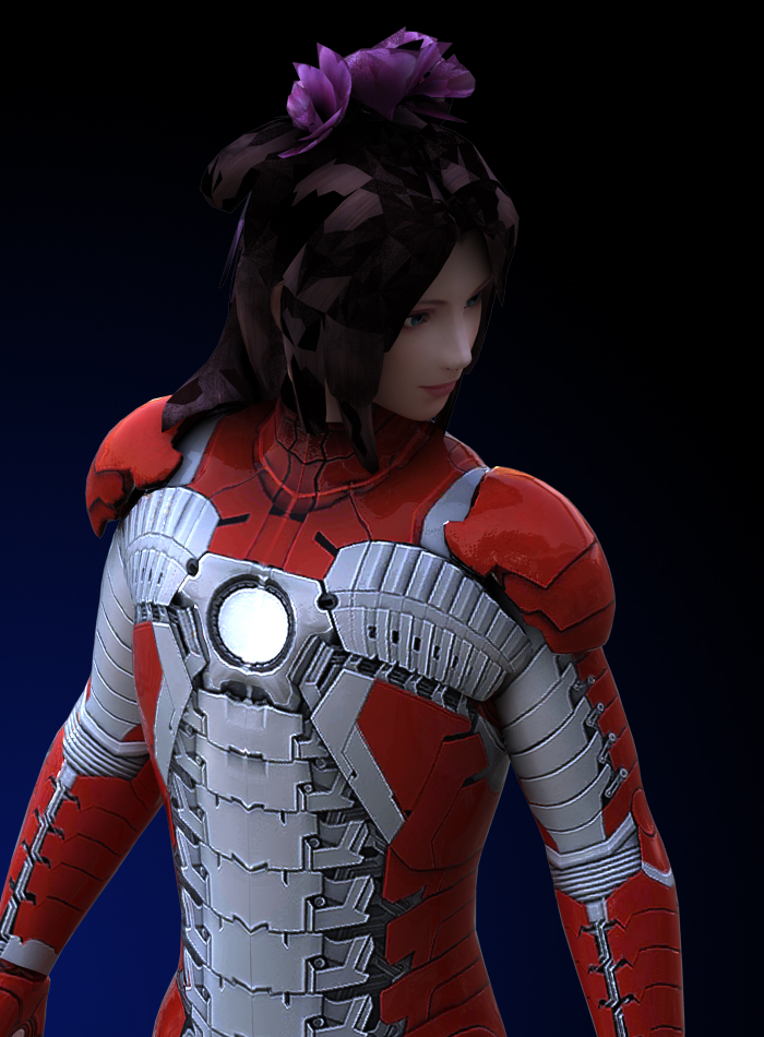 69 发个壮实肌肉女          [iron woman]再造一个想象中钢铁女侠
