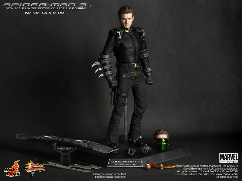 hot toys《蜘蛛侠3》绿魔2代 new goblin
