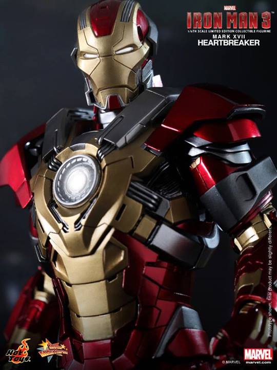 hot toys《钢铁侠3》mms212 mk17 破心者 heartbreaker(mark xvii)